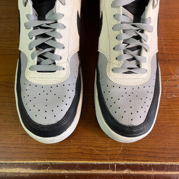NIKE Court Vision Men\'s Size 10.5 Black Light Smoke Grey Shoes DN3577-002 main image 6